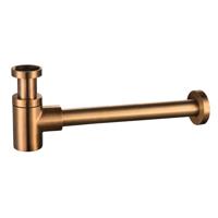Sifon Wiesbaden Star 5/4 Laag Geborsteld Brons Koper - thumbnail
