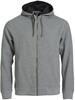 Clique 021044 Classic Hoody Full Zip - Grijsmelange - XS