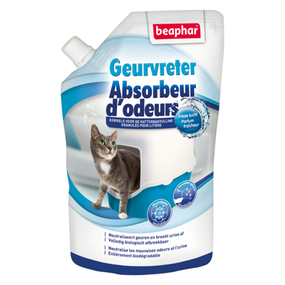 Beaphar Geurvreter korrels voor kattenbak (400 g) 3 verpakkingen