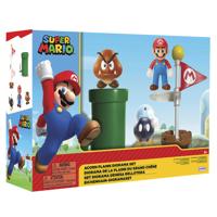 Super Mario Action Figure Set - Acorn Plains Diorama - thumbnail