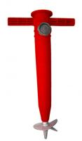 Pincho parasolhouder 23-35 mm aluminium 32 cm rood - thumbnail
