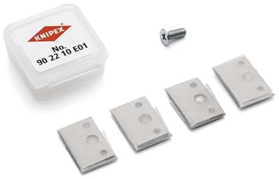 Knipex Set met 8 reservemessen | Voor 90 22 10 BK - 90 22 10 E01