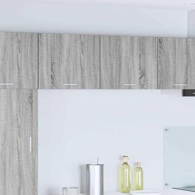 Hangkast Riga 2 pcs Grijs Sonoma en Wit 50 x 31 x 40 cm