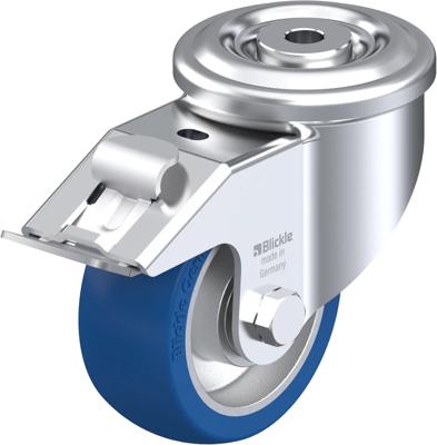 Blickle LKR-ALBS 100K-FI Zwenkwiel met rem Wieldiameter: 100 mm Draagvermogen (max.): 320 kg 1 stuk(s) Blickle LKR-ALBS 100K-FI Zwenkwiel met rem Wieldiameter: 100 mm Draagvermogen (max.): 320 kg 1 stuk(s)
