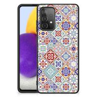 Samsung Galaxy A72 (5G/4G) Marmeren Print Telefoonhoesje Tiles Color - thumbnail
