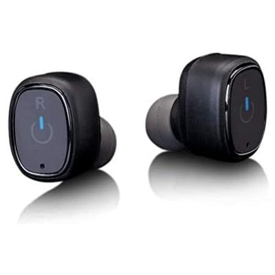 Lenco Epb-440 Bluetooth hoofdtelefoon, True Wireless in-ear hoofdtelefoon met oplaadetui, 850 mAh, 4 uur speeltijd, IP67 waterdicht, Bluetooth V4.2, sport-oordopjes