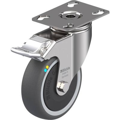 Blickle LKPXA-PATH 101KFD-FI-ELS Zwenkwiel met rem Wieldiameter: 100 mm Draagvermogen (max.): 120 kg 1 stuk(s) Blickle LKPXA-PATH 101KFD-FI-ELS Zwenkwiel met rem Wieldiameter: 100 mm Draagvermogen (max.): 120 kg 1 stuk(s)