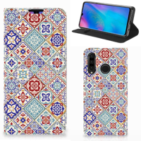 Huawei P30 Lite New Edition | Standcase | Tiles Color - thumbnail