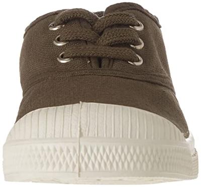 Katoenen tennisschoenen voor kinderen met vetersluiting BENSIMON® kaki