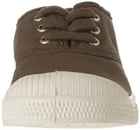 Katoenen tennisschoenen voor kinderen met vetersluiting BENSIMON® kaki - thumbnail