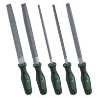 Bosch Set van 5 vijlen (ronde/halfronde/platte/driehoekige/vierkante vijlen hardmetaalstaal medium slag 2 Softgrip) - thumbnail