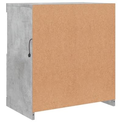 Dressoir met LED-verlichting 60x37x67 cm betongrijs