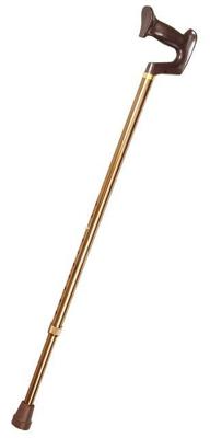 Wandelstok aluminium brons