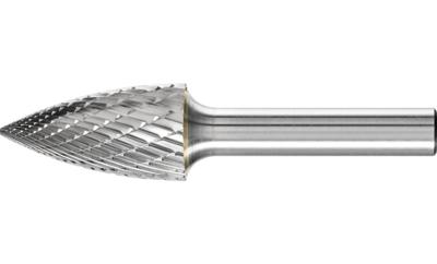 PFERD TOOLS 21122828 Freesstift Spitsboog Lengte 70 mm Afmeting, Ø 16 mm Werklengte 30 mm Schachtdiameter 8 mm