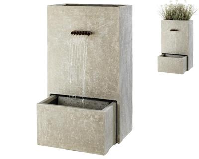 Font.planter grc l35b60h100cm grijs Decoris - Decoris Font.planter grc l35b60h100cm grijs Decoris - Decoris