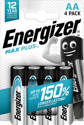Batterij energizer max plus 4x aa alkaline