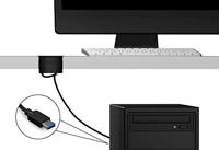 ICY BOX USB 3.2 Gen 1-hub 3 poorten Zwart - thumbnail