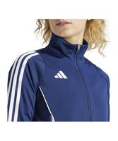 adidas Tiro 24 Trainingsjack Dames Donkerblauw Wit - thumbnail