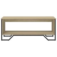 Salontafel 100x51x40 cm bewerkt hout sonoma eikenkleurig - thumbnail