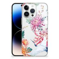 iPhone 14 Pro Max | TPU Hoesje | Bird Flowers - thumbnail