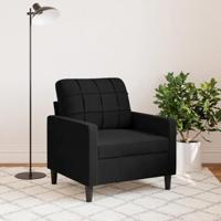 Fauteuil 60 cm fluweel zwart - thumbnail