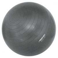Avento fitnessbal 65 cm PVC zilver 2-delig - thumbnail