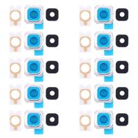 10 stuks terug Camera Bezel & Lens Cover met Sticker voor Galaxy S6 Edge + / G9280 - thumbnail