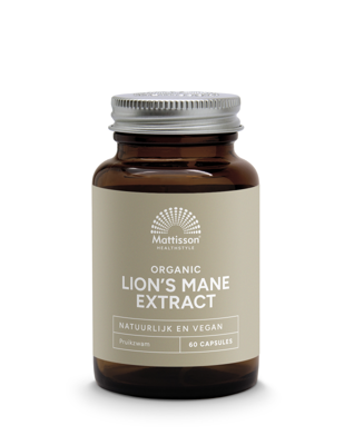 Mattisson HealthStyle Lion's Mane Extract Capsules Mattisson HealthStyle Lion's Mane Extract Capsules