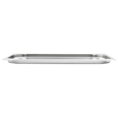 VidaXL Gastronormbakken 4 st gn 1/1 20 mm roestvrij staal