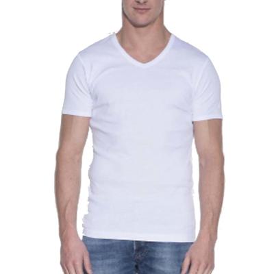 Garage T-Shirt V-neck semi bodyfit white (art 0302)