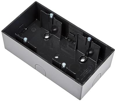 Busch-Jaeger 2CKA001799A0900 Opbouwbehuizing 2-voudig Zwart-grijs, Antraciet 1 stuk(s)
