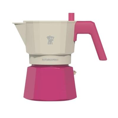 Italiaans koffiezetapparaat - PEZZETTI - FUTUREXPRESS - Aluminium - 6 kopjes - Fuchsia