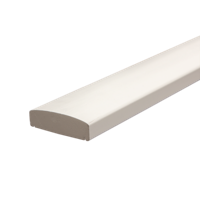 Houten Leuning Buiten Wit 209 CM - thumbnail