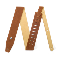 Dunlop BMF-S03 Suede Strap Oak gitaarband - thumbnail