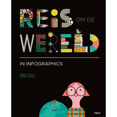 Reis om de wereld in infographics - Joana Casals, Mireia Trius - Hardcover (9789021422039)