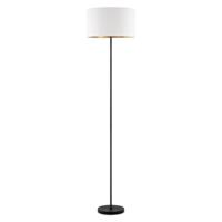 Scandinavische stijl Vloerlamp - Corduroy Lampenkap - Cilinder - Wit - ø40 x 165 cm - E27 Fitting - Geschikt voor Woonkamers en slaapkamers - met Voetschakelaar - thumbnail