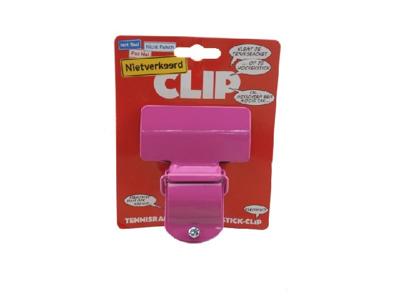 NietVerkeerd Racket/hockey-klem roze kaart