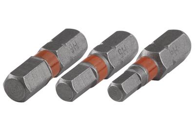 Wolfcraft Bits Solid | Binnenzeskant 2.0, 2.5, 3.0 | 3-delig - 1339000