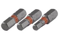Wolfcraft Bits Solid | Binnenzeskant 2.0, 2.5, 3.0 | 3-delig - 1339000 - thumbnail