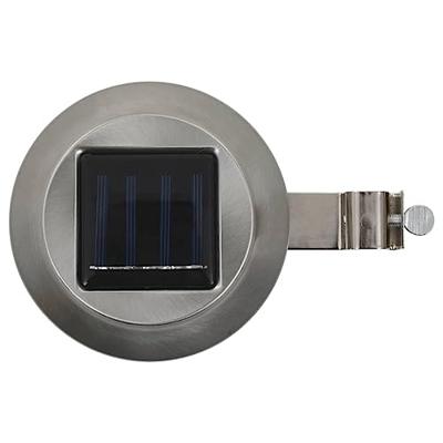 VidaXL Led-solarlampen rond 12 cm wit 6 st