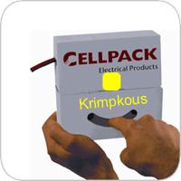 Krimpkous Cellpack 3.2-1.6mm doos 15M geel - thumbnail