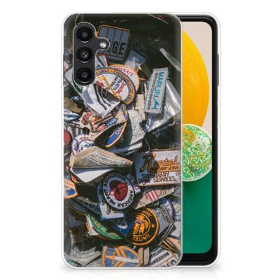 Samsung Galaxy A13 | A04s | Siliconen hoesje | met foto Badges