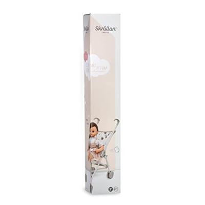 Mini-Poppenbuggy Luchtballonnen - Beige & Grijs