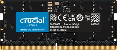 Crucial CT16G56C46S5 Werkgeheugenmodule voor laptop DDR5 16 GB 1 x 16 GB ECC 5600 MHz 262-pins SO-DIMM CL46 CT16G56C46S5