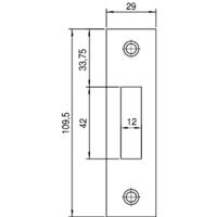 Nemef sluitplaat - afgerond - p4228/17 RVS - thumbnail