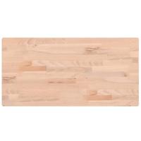 Wastafelblad 80x40x2,5 cm massief beukenhout - thumbnail