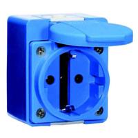 Bals Elektrotechnik 724 Geaard stopcontact IP44 Grijs - thumbnail