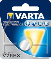 Varta batterijen Electronics V76PX Lithium knoopcellen SR44 verpakking met 1 knoopcel in originele blisterverpakking van 1 exemplaar, 1-pak, blauw, zilver - thumbnail