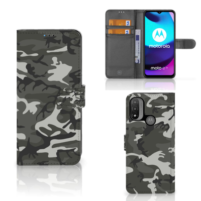 Motorola Moto E20 | E30 | E40 | Telefoon Hoesje | Army Light