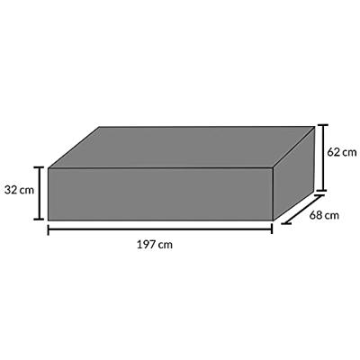 Tuinmeubelhoes Groen 197x68x32/62cm Tuinmeubelhoes Groen 197x68x32/62cm